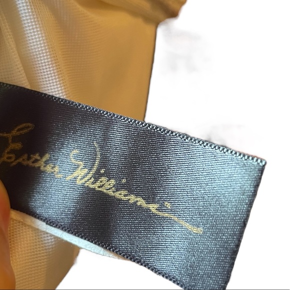 Esther Williams Red and White One Piece Swimsuit with Floral Design - Picture 14 of 15